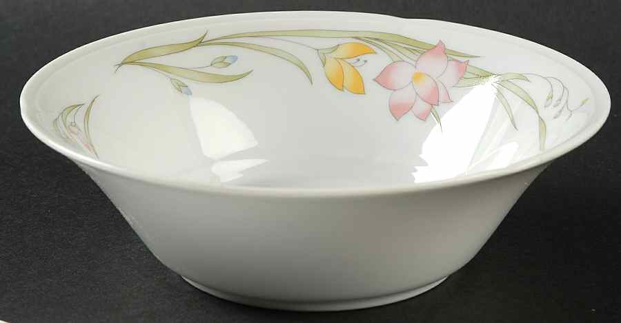 French Garden (Porcelain) Coupe Cereal Bowl by Fine China of Japan-1