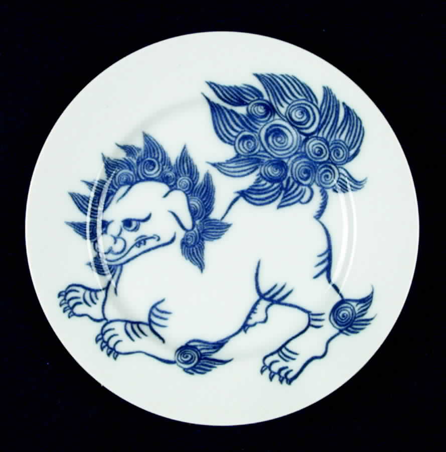 Foo Dog Salad Plate by Fitz & Floyd-1