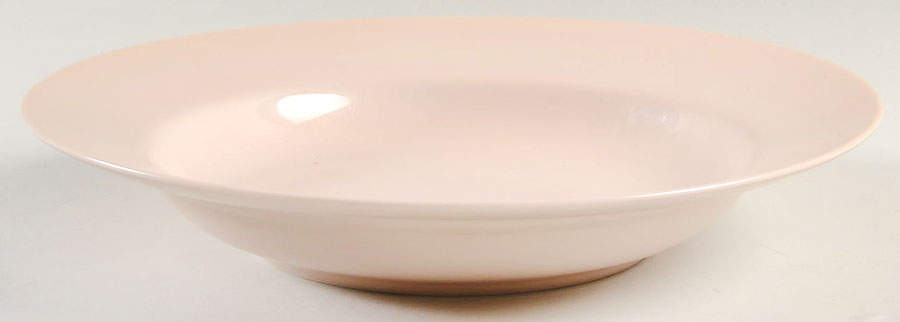 Total Color-Shell Peach (Round) Large Rim Soup Bowl by Fitz and Floyd-1