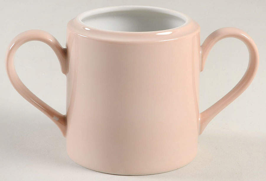 Total Color-Shell Peach (Round) Sugar Bowl No Lid by Fitz and Floyd-1