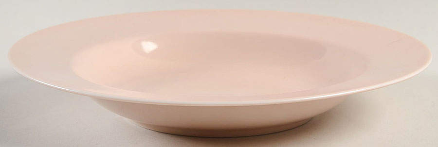 Total Color-Shell Peach (Round) Rim Soup Bowl by Fitz and Floyd-1