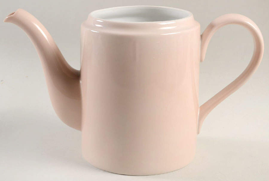 Total Color-Shell Peach (Round) Coffee Pot No Lid by Fitz and Floyd-1
