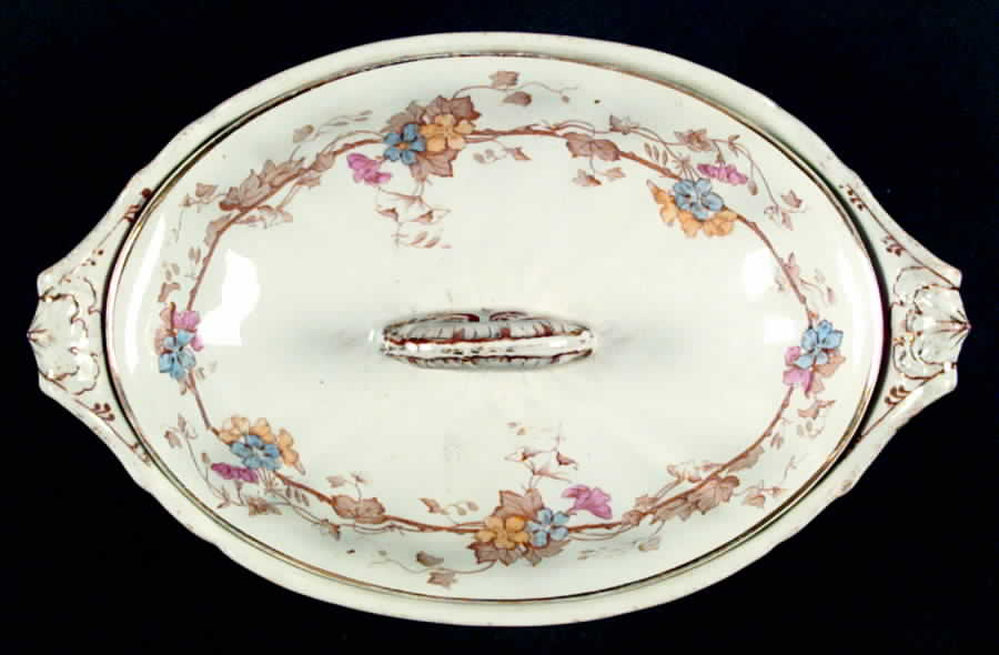 B666 Oval Covered Vegetable by Furnivals-1