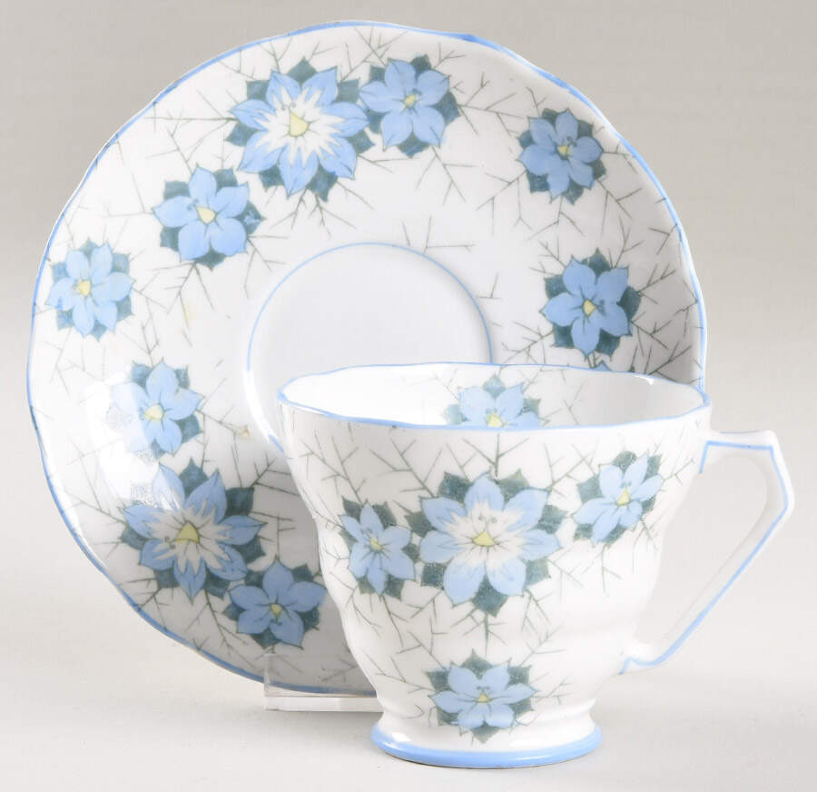 7110 Footed Cup & Saucer Set by Fondeville-1