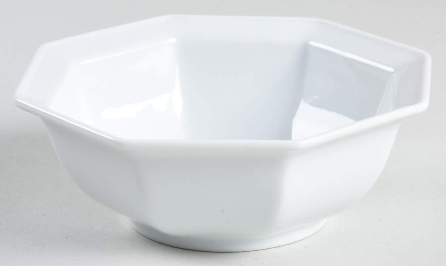 Blanche Oblique Fruit/Dessert (Sauce) Bowl by Fitz & Floyd-1