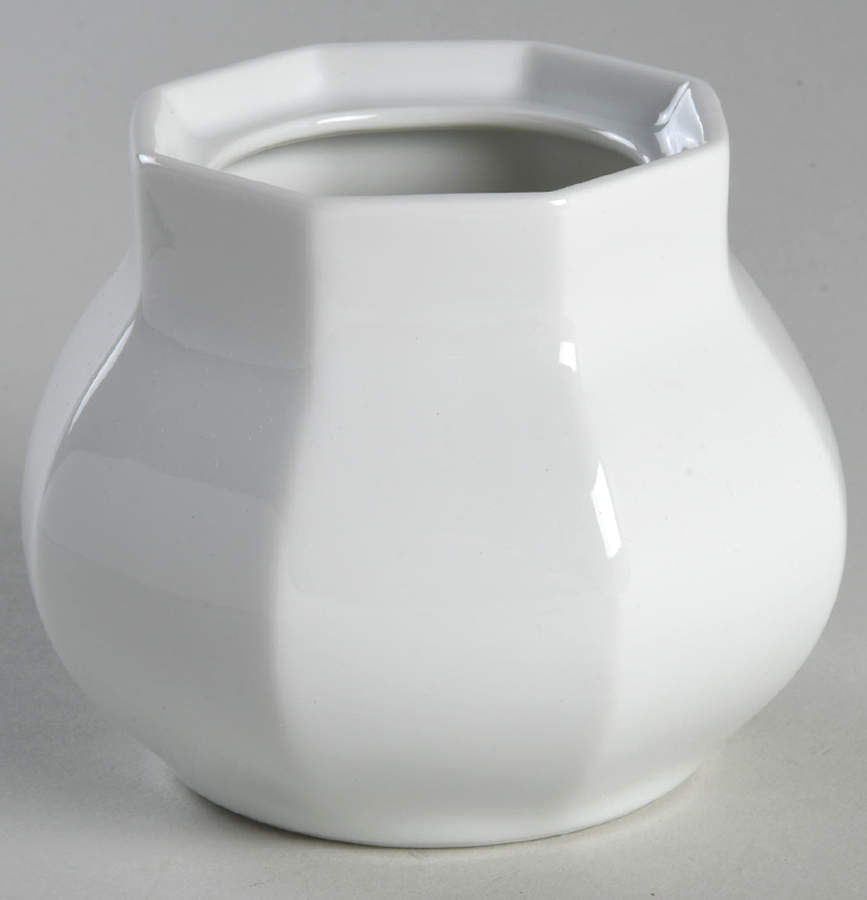 Blanche Oblique Sugar Bowl No Lid by Fitz & Floyd-1