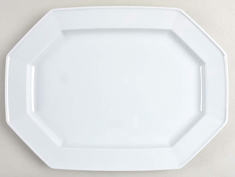 Blanche Oblique 14" Oval Serving Platter by Fitz & Floyd-1