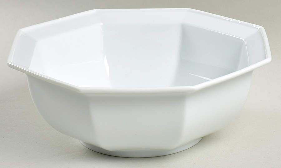 Blanche Oblique 7" Octagonal Vegetable Bowl by Fitz & Floyd-1