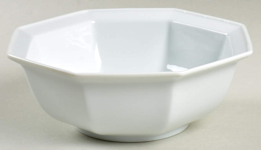 Blanche Oblique Coupe Cereal Bowl by Fitz & Floyd-1