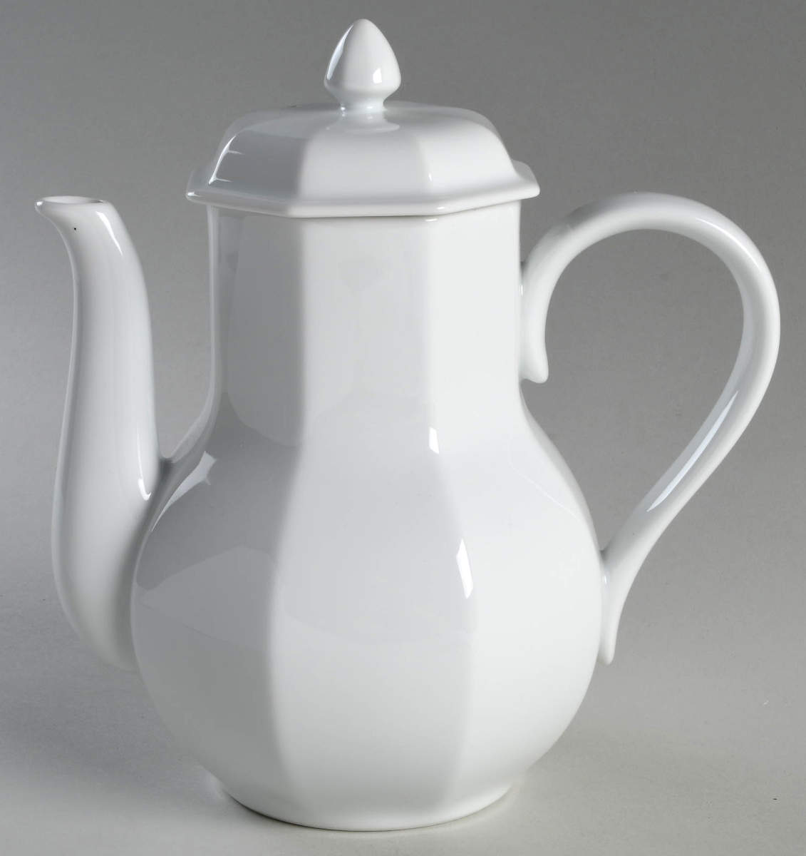 Blanche Oblique Coffee Pot & Lid by Fitz & Floyd-1