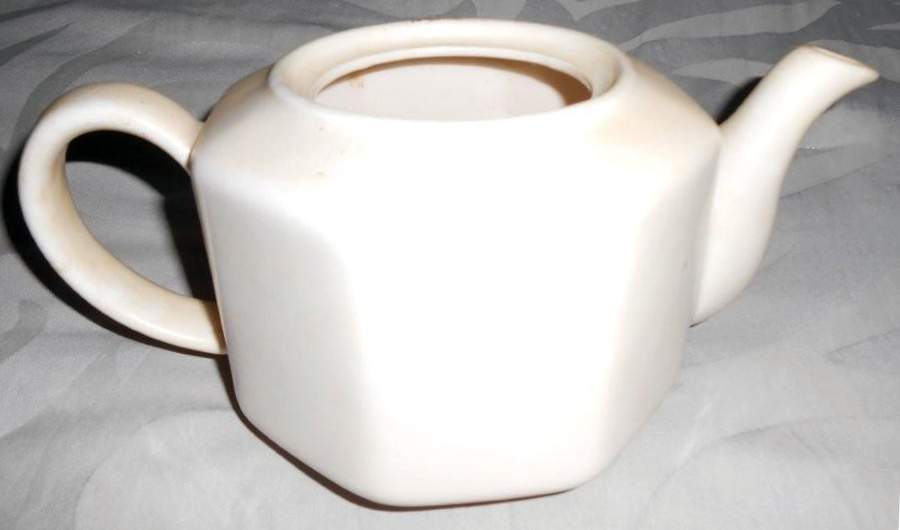 Blanche Oblique Teapot No Lid by Fitz & Floyd-1