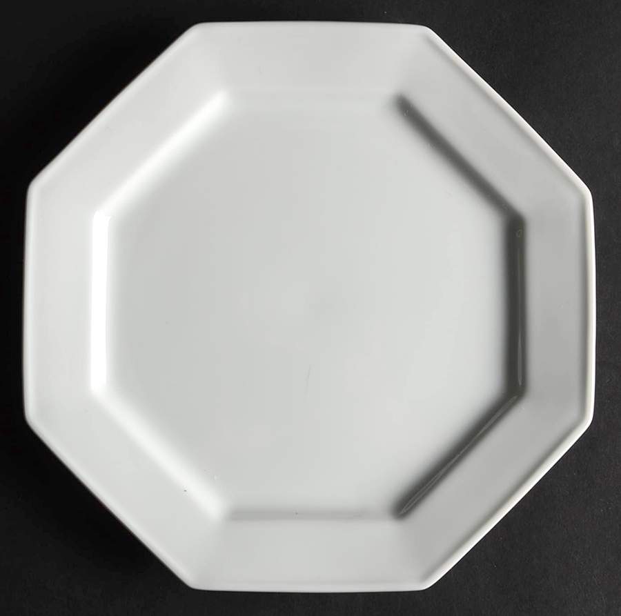 Blanche Oblique Salad Plate by Fitz & Floyd-1