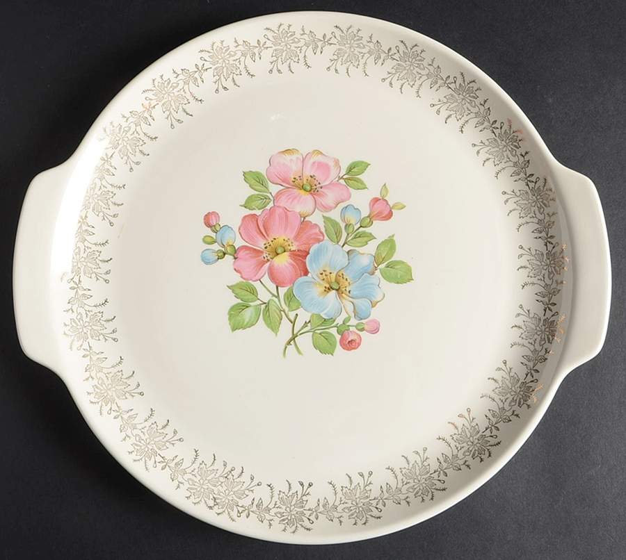 FSX33 Handled Cake Plate by French Saxon-1