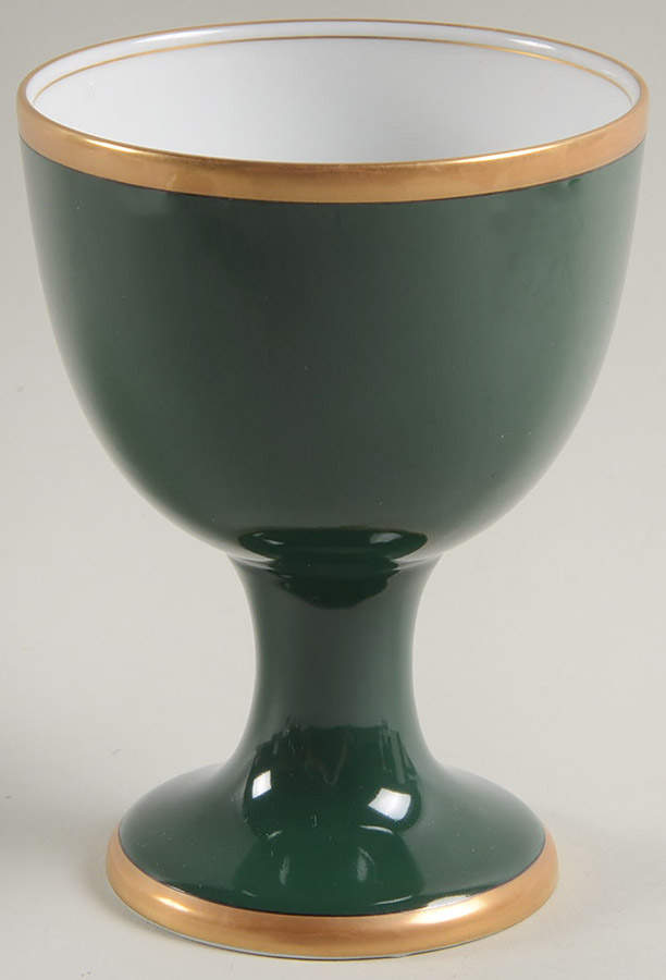Renaissance Green (Restaurant, Switzerland) China Goblet by Fitz & Floyd-1
