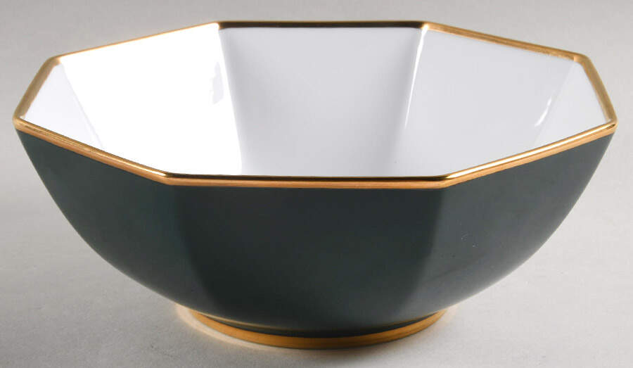 Renaissance Green (Restaurant, Switzerland) 9" Octagonal Vegetable Bowl by Fitz & Floyd-1