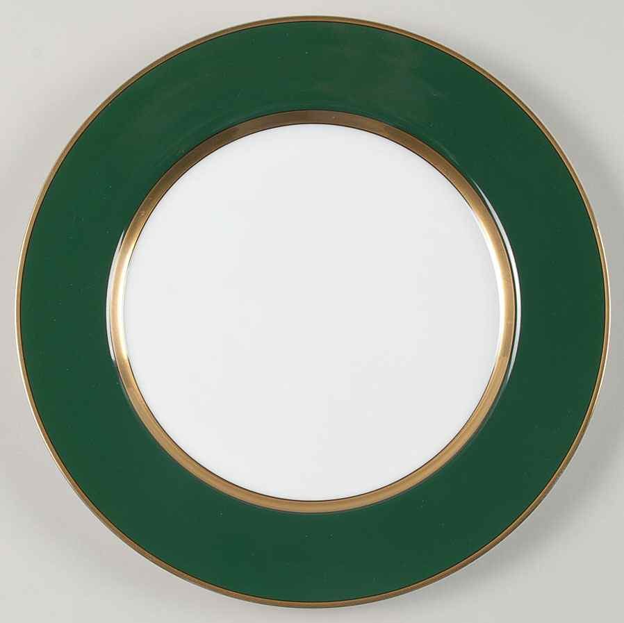 Renaissance Green (Restaurant, Switzerland) Dinner Plate by Fitz & Floyd-1
