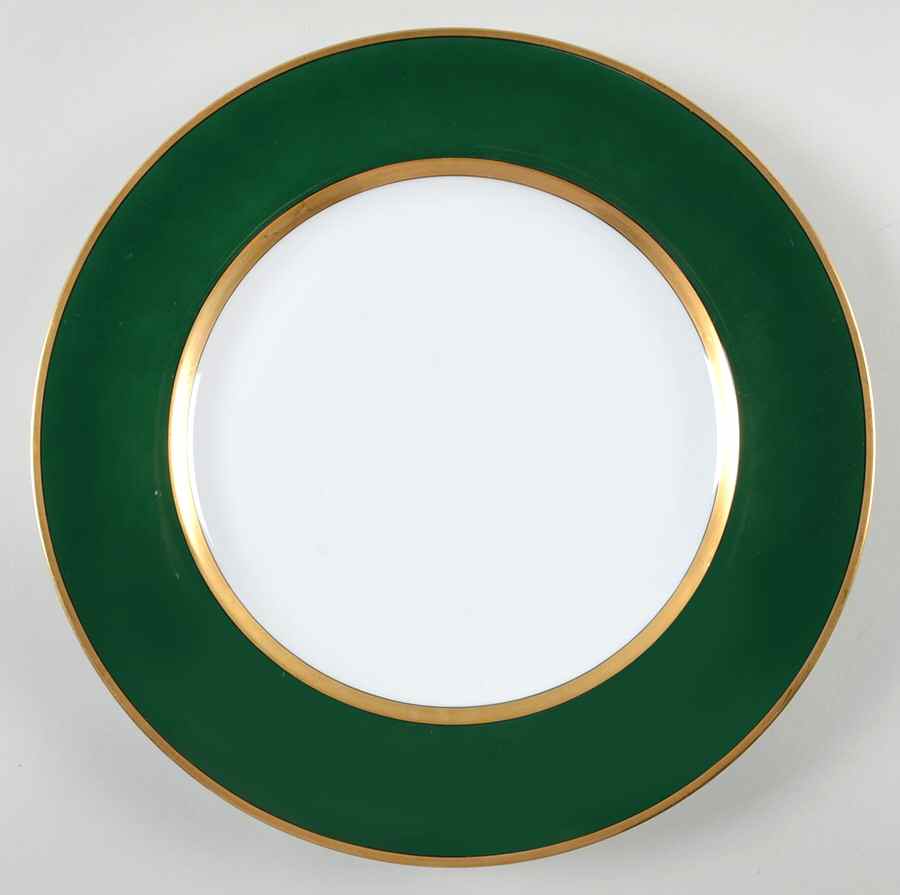 Renaissance Green (Restaurant, Switzerland) Service Plate (Charger) by Fitz & Floyd-1