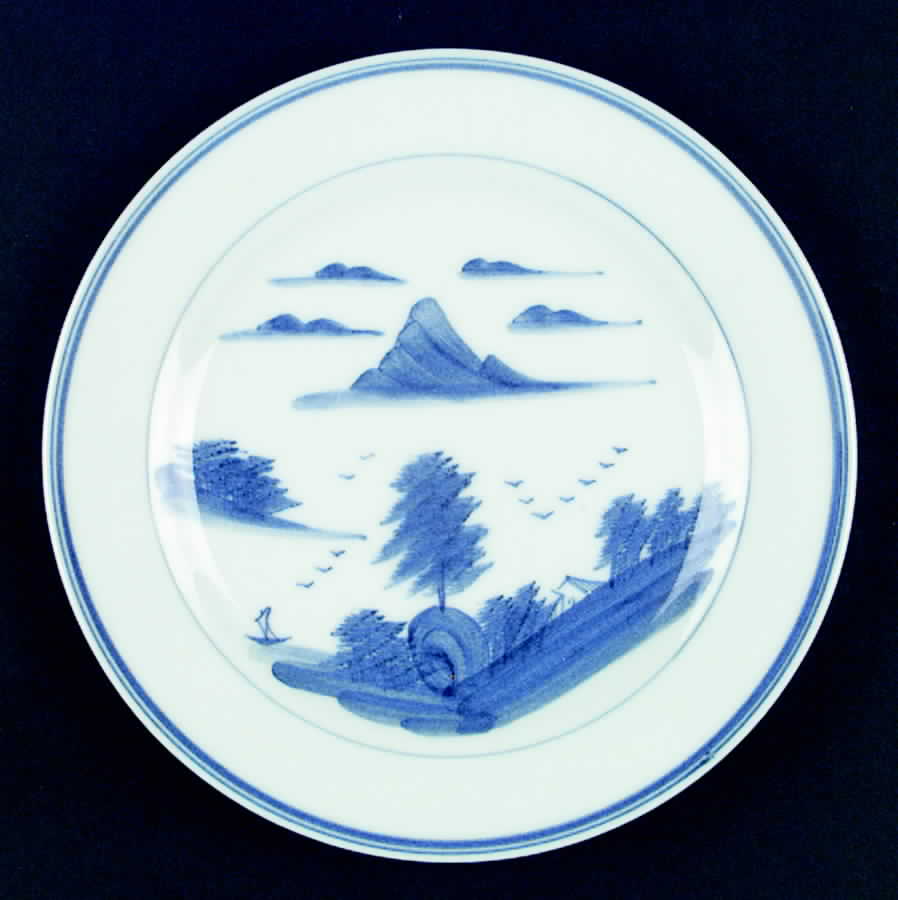Landscape Dinner Plate by China (Made in China)-1