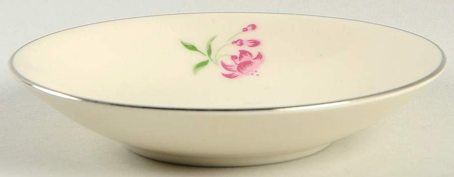 Fuschia (Platinum) Fruit/Dessert (Sauce) Bowl by Flintridge-1