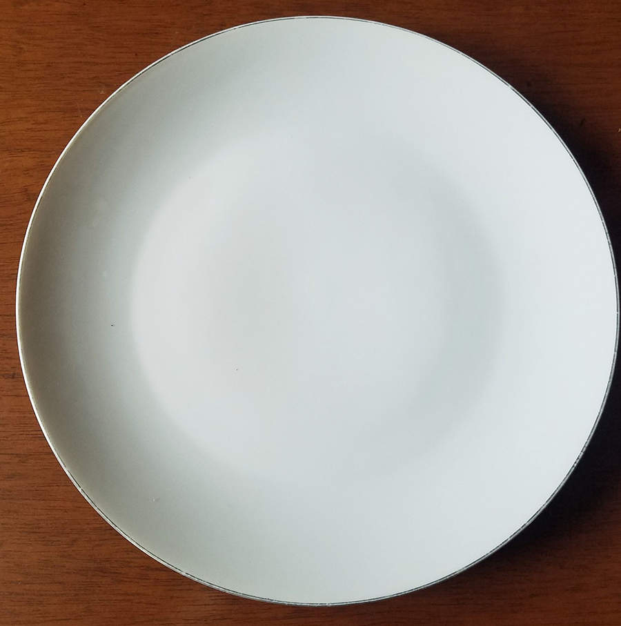 Platina Dinner Plate by Fraser China-1