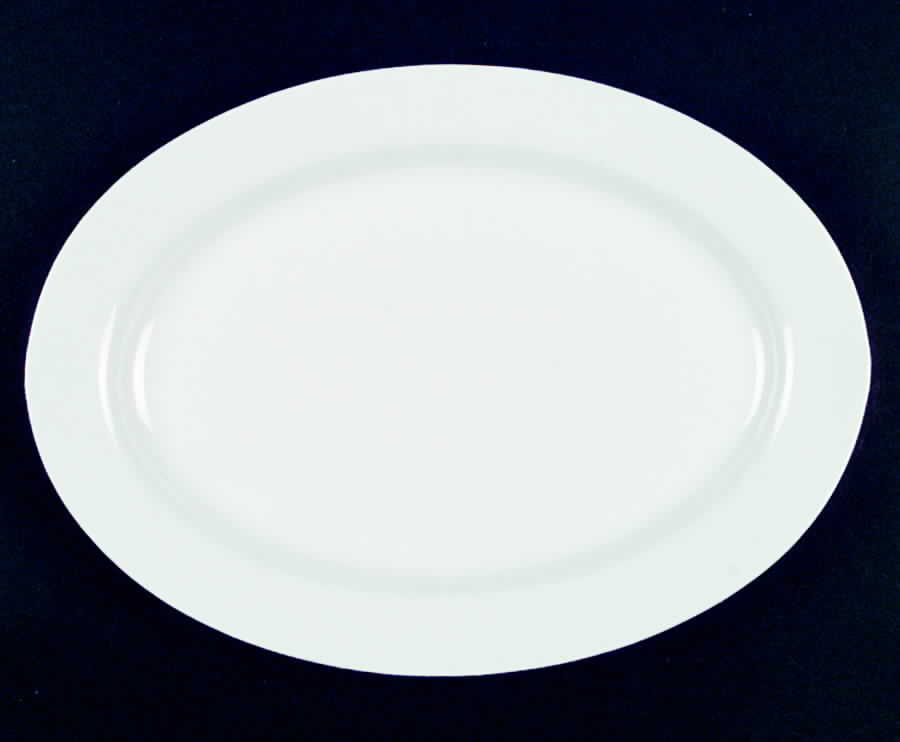YSH3 12" Oval Serving Platter by Yong Sheng Porcelain-1