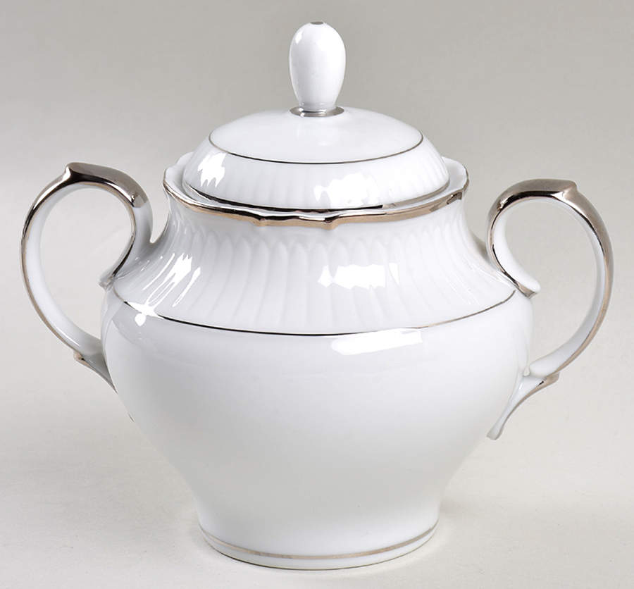 Eternity Sugar Bowl & Lid by Fine China of Japan-1