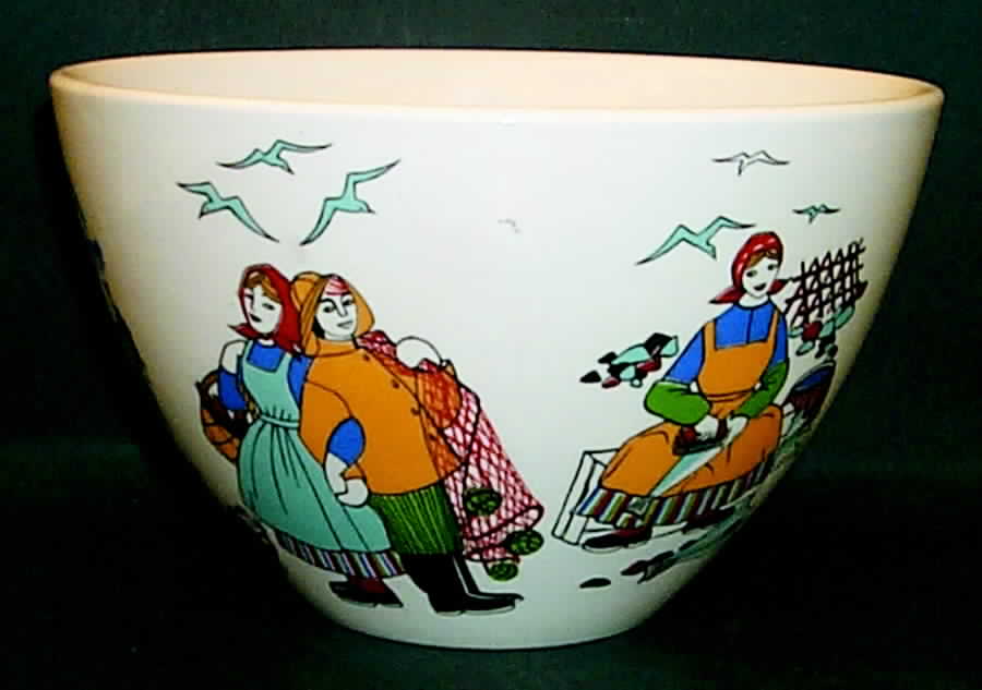 Torskefiske 8" Mixing Bowl by Figgjo (Norway)-1