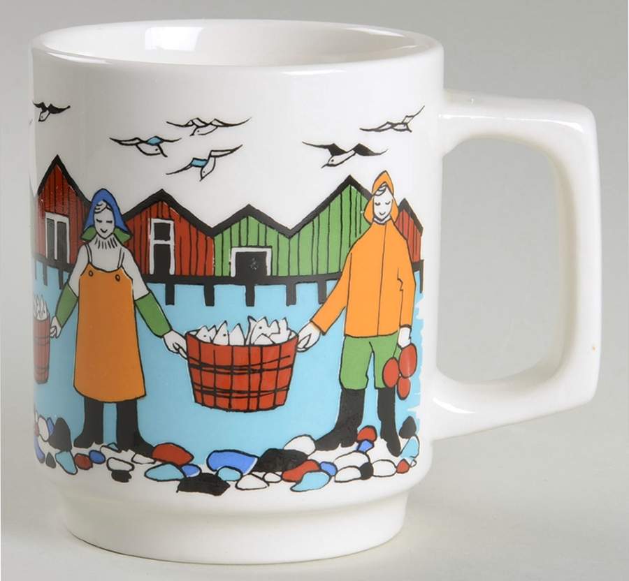 Torskefiske Mug by Figgjo (Norway)-1