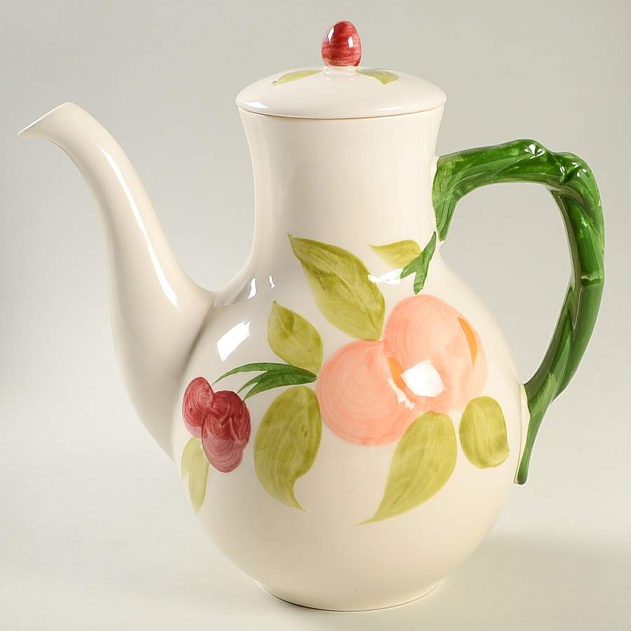 Fresh Fruit Coffee Pot & Lid by Franciscan-1