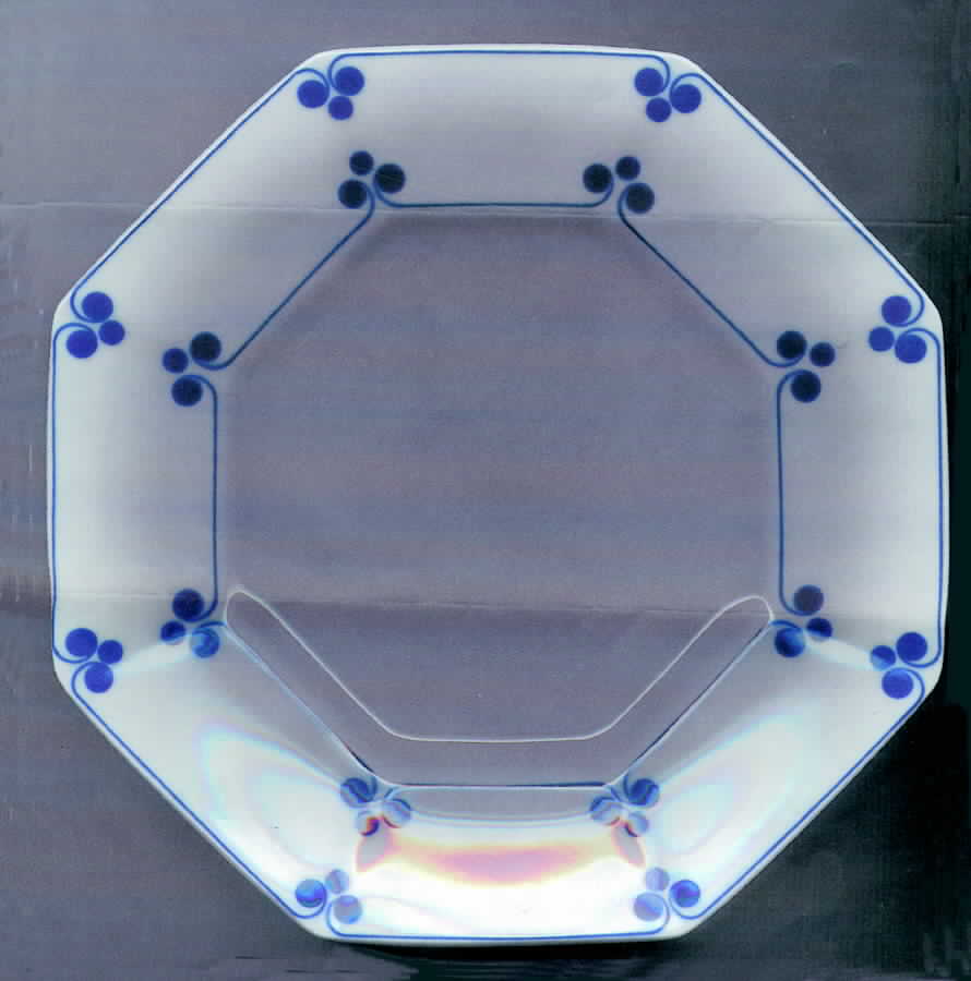 Circa Blue and White Salad Plate by Fitz & Floyd-1