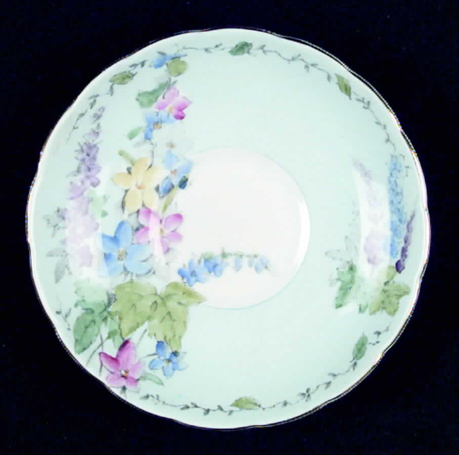 Delphinium Saucer by Foley-1