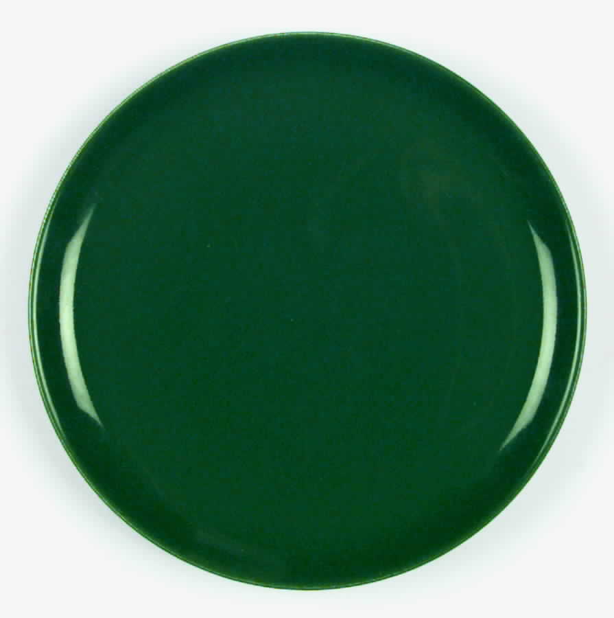 Aloha Dark Green Luncheon Plate by French Saxon-1