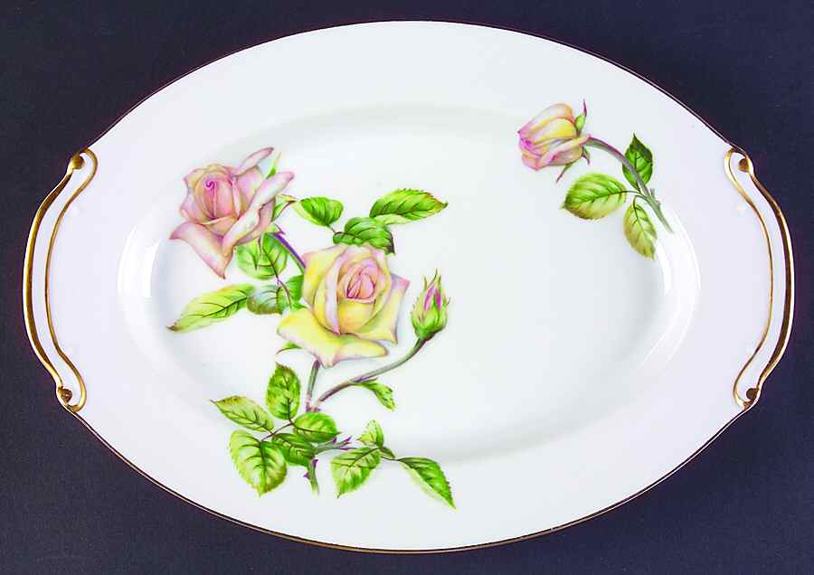 Coronation 12" Oval Serving Platter by Fuji-1
