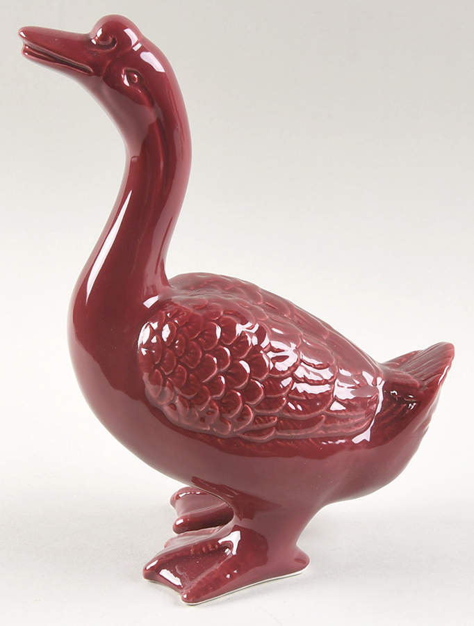 Total Color Spectrum Plum (Round) Duck Figurine by Fitz & Floyd-1