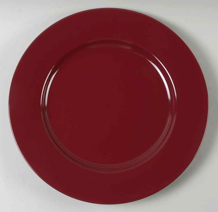 Total Color Spectrum Plum (Round) Service Plate (Charger) by Fitz & Floyd-1