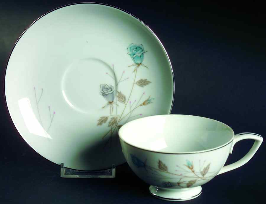 Irene Footed Cup & Saucer Set by Fine China of Japan-1