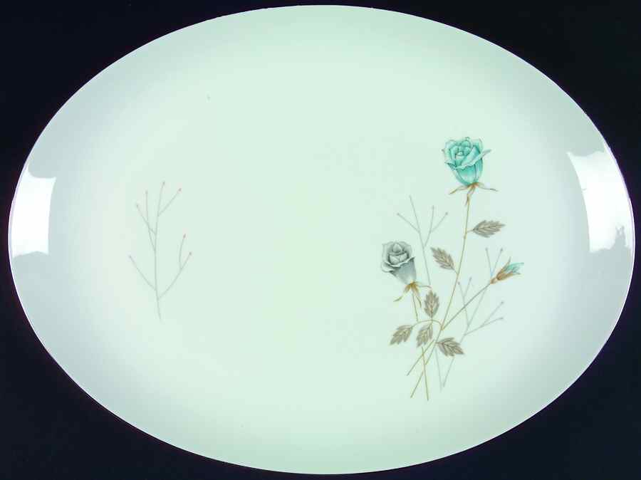 Irene 16" Oval Serving Platter by Fine China of Japan-1
