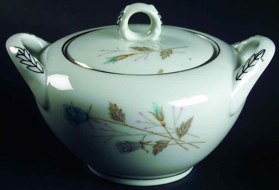 Irene Sugar Bowl & Lid by Fine China of Japan-1