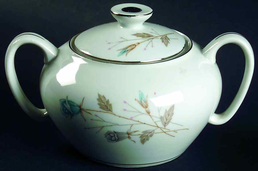 Irene Sugar Bowl & Lid by Fine China of Japan-1