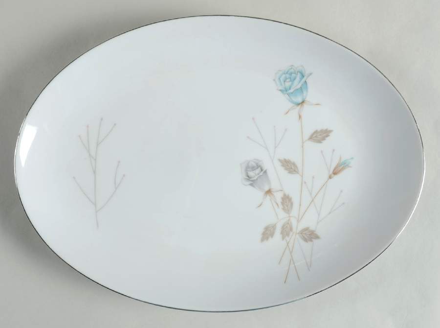 Irene 12" Oval Serving Platter by Fine China of Japan-1