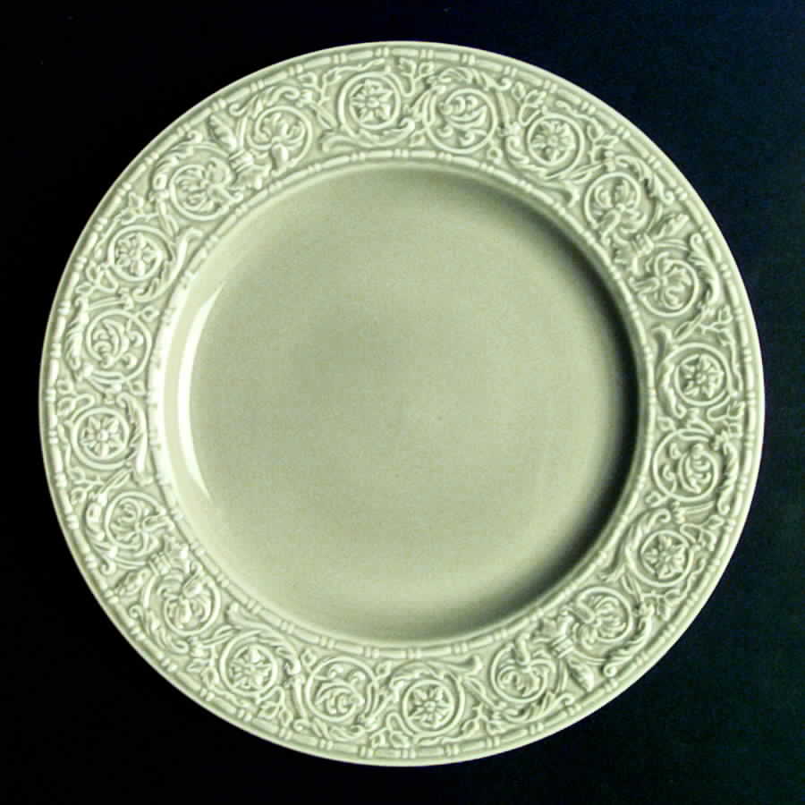 Florentine Green Dinner Plate by S Fieldings & Co.-1