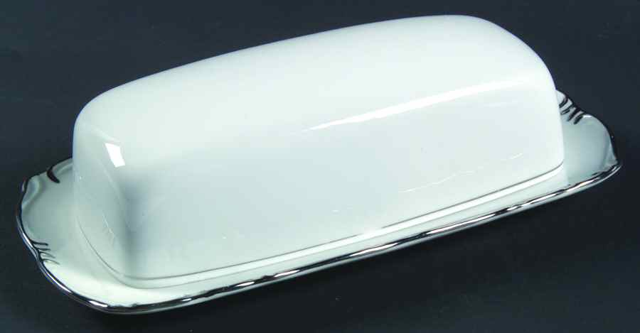 Barony 1/4 Lb Covered Butter by Fine China of Japan-1