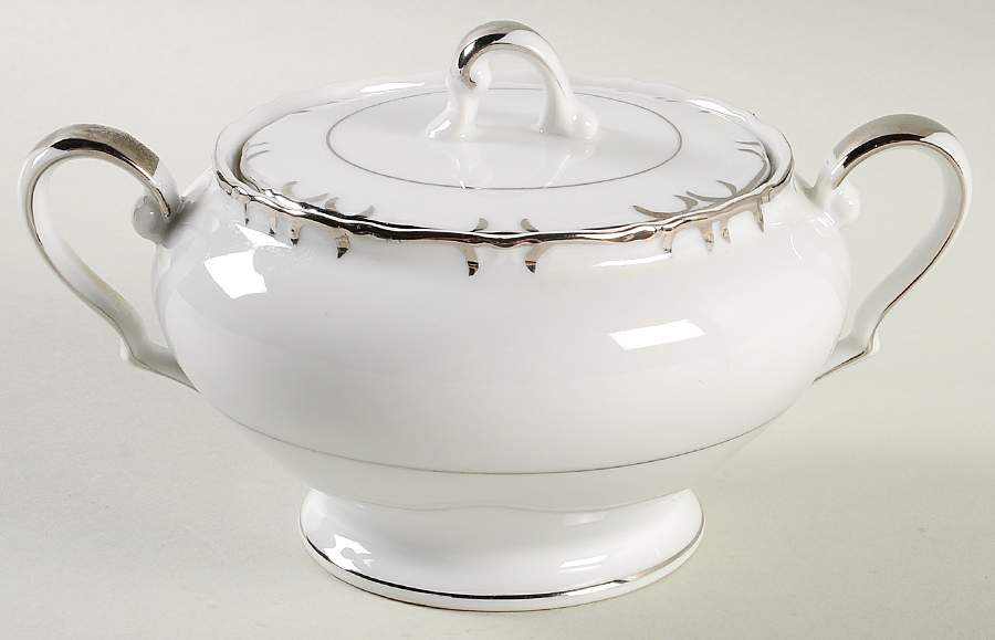 Barony Sugar Bowl & Lid by Fine China of Japan-1