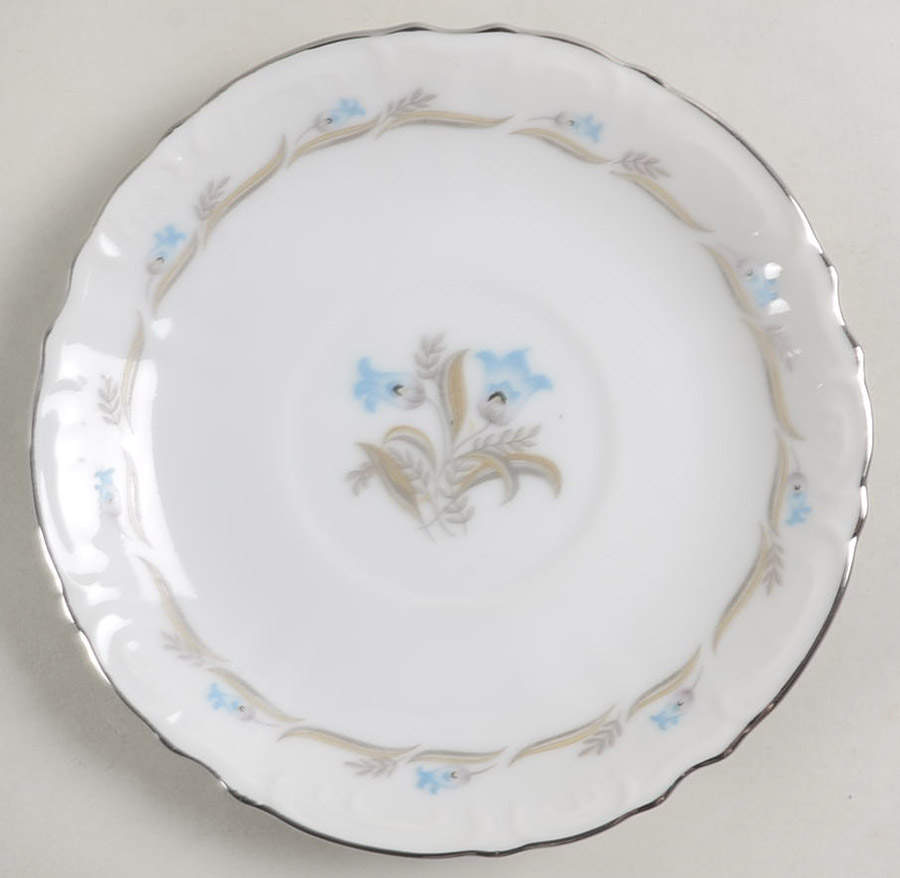 Blue Bell Saucer by Fine China of Japan-1