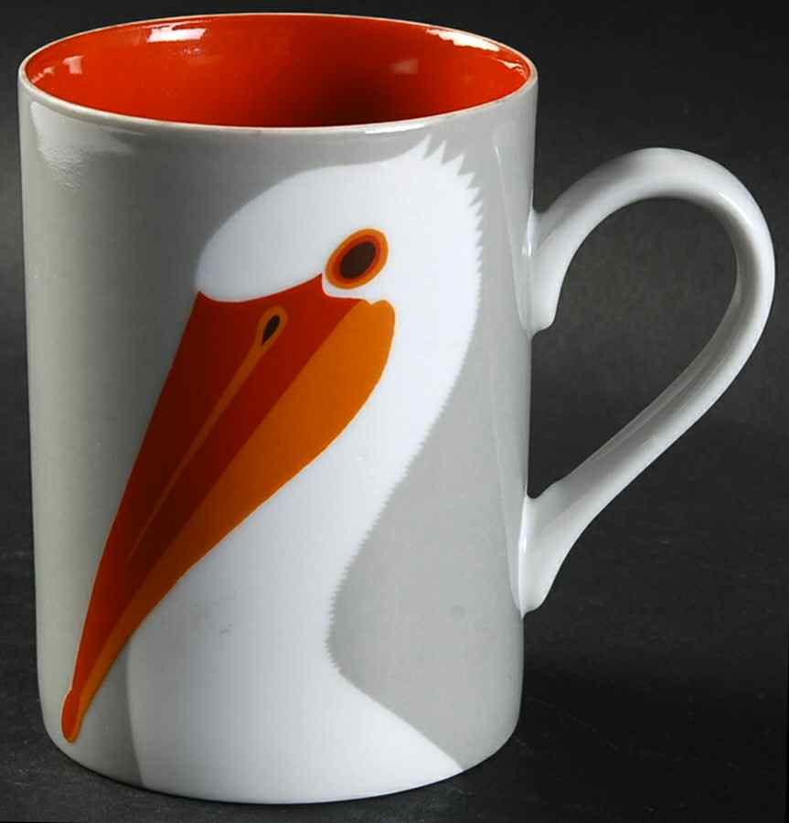 Birds of a Feather Gray Mug by Fitz & Floyd-1