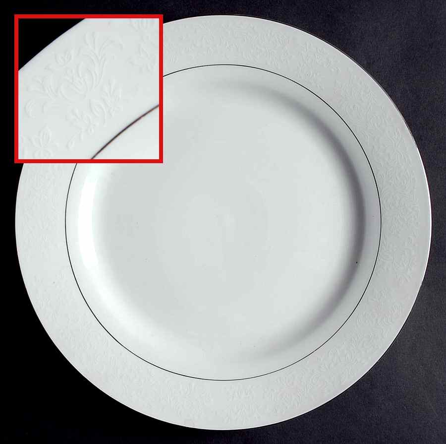 FCC123 Dinner Plate by Fine China of China-1