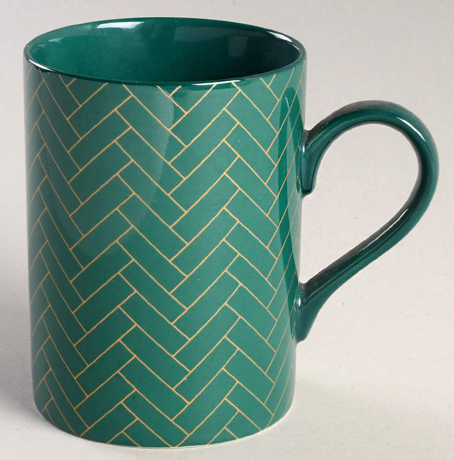 Carreaux Green Mug by Fitz & Floyd-1