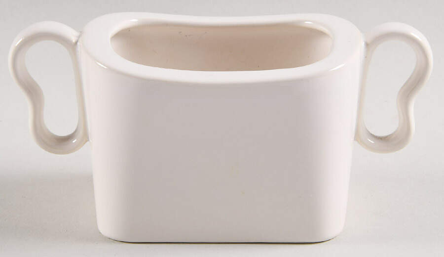 Tiempo White (Salt) Sugar Bowl No Lid by Franciscan-1