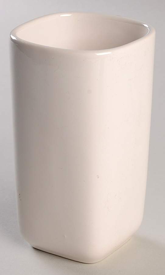 Tiempo White (Salt) Tall China Tumbler by Franciscan-1