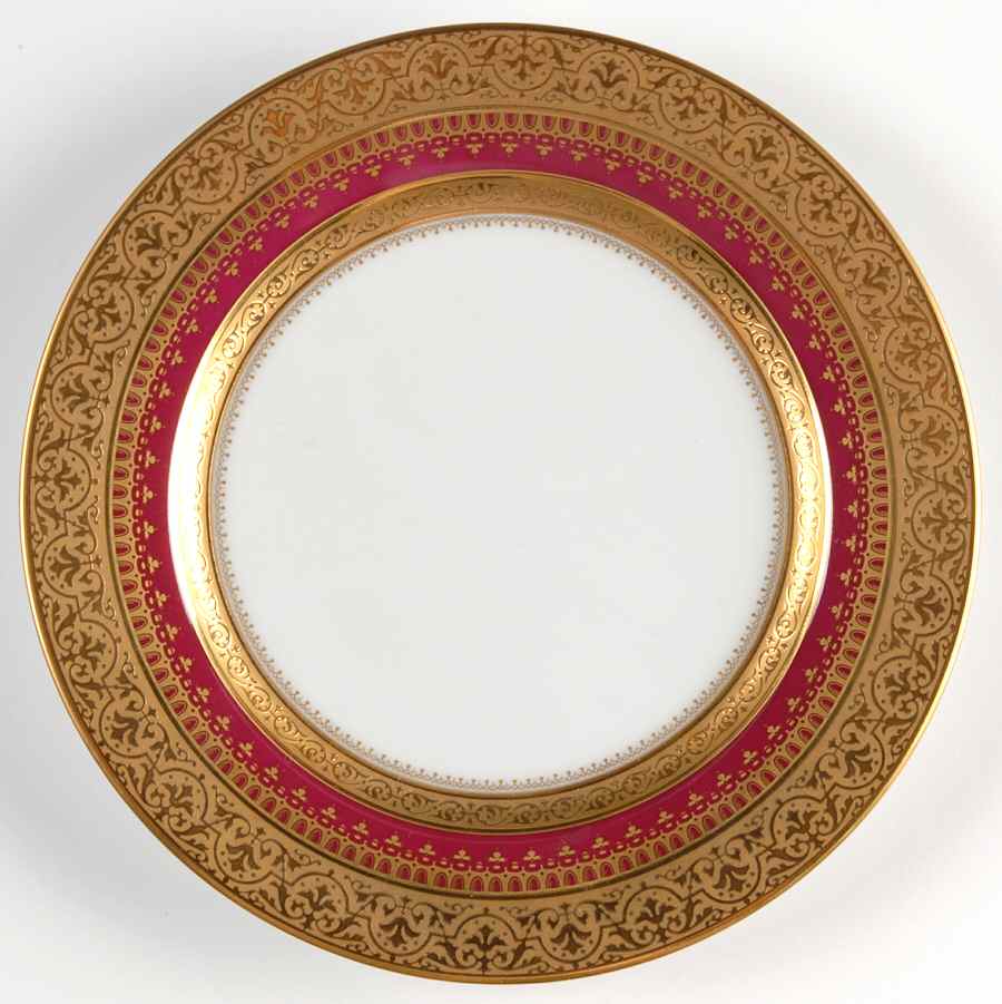 Imperial Heritage Burgundy Bread & Butter Plate by Faberge-1